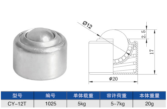 萬向滾珠的檢測方法